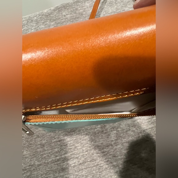 L’Artigiano Blue Leather Crossbody Bag - Picture 10 of 15